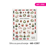 Novogodišnje sličice  Art.0150